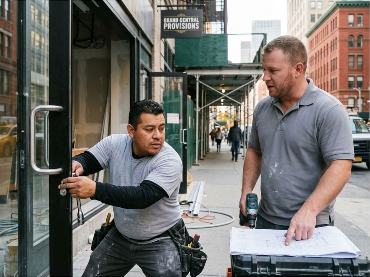 A1 Pro Handyman crew handling a same-day repair